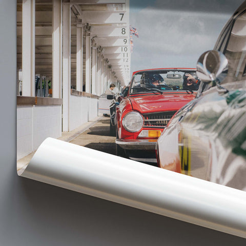 Poster 225 - In The Pitlane Of Goodwood Motor Circuit