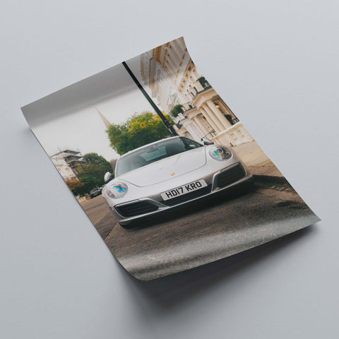 Poster 037 - Porsche 911 (991) Carrera