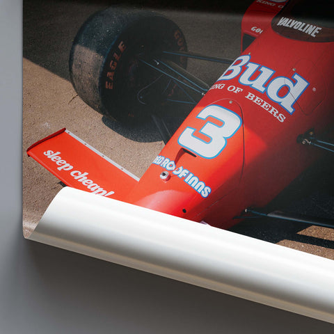 Poster 099 - March-Cosworth 86C - 1986 Indy 500 Winner
