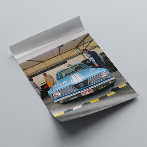 Poster 201 - Plymouth Barracuda at Goodwood Revival 2022