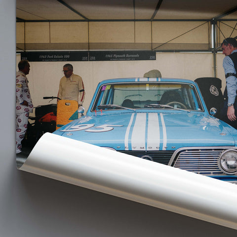 Poster 201 - Plymouth Barracuda at Goodwood Revival 2022