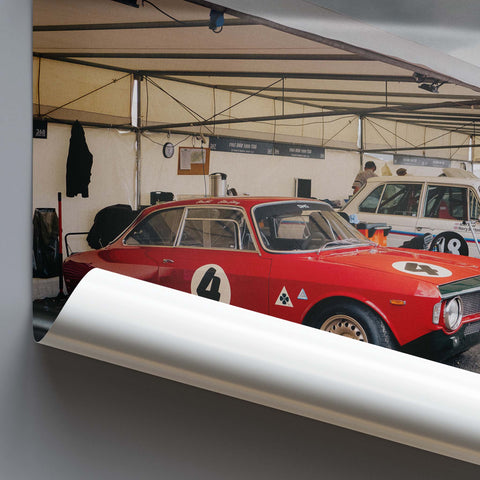 Poster 202 - Alfa Romeo Giulia Sprint GTA at Goodwood Revival 2022