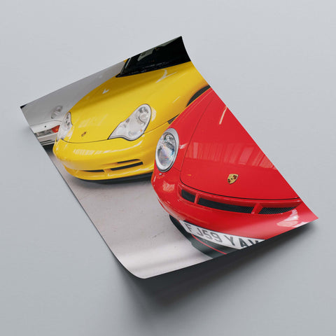 Poster 242 - Porsche 911 (996) GT3 x Porsche 911 (997) GT3