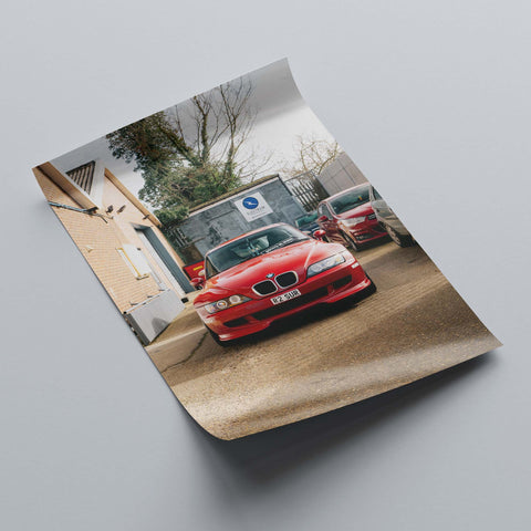 Poster 244 - BMW Z3 M Coupe - Imola Red