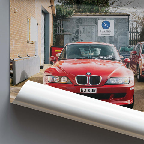 Poster 244 - BMW Z3 M Coupe - Imola Red