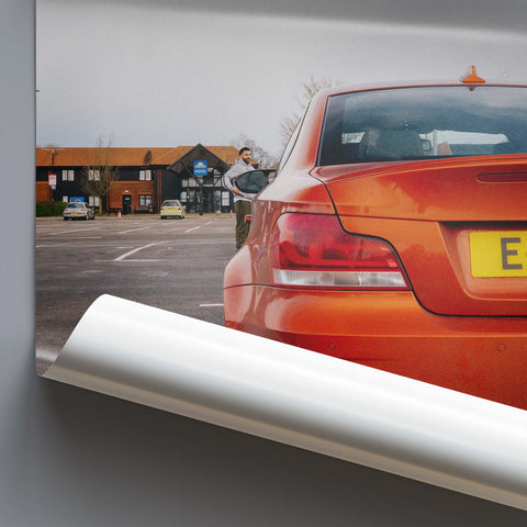 Poster 259 - BMW 1M Coupe - Valencia Orange