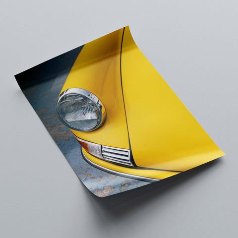 Poster 271 - Porsche 911 Targa - Signal Yellow - 1972 - 1