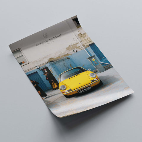 Poster 273 - Porsche 911 Targa - Signal Yellow - 1972 - 2