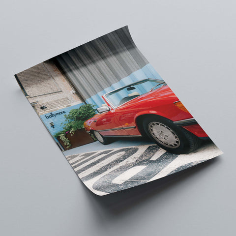 Poster 282 - Mercedes-Benz SL (R107) 300SL - 1989 - 2