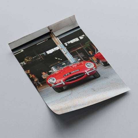 Poster 347 - Jaguar E-Type Series 1 Roadster - 1966