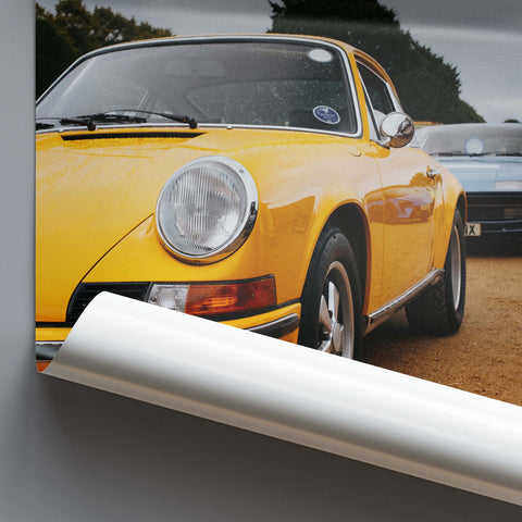 Poster 348 - Porsche 911 Carrera RS Touring - Signal Yellow - 1973