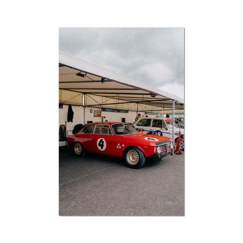 Poster 202 - Alfa Romeo Giulia Sprint GTA at Goodwood Revival 2022