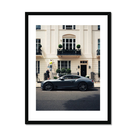 Continental GT x Workers Framed Print