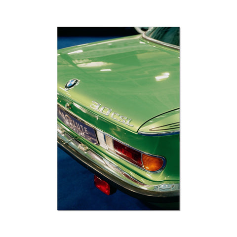 Poster 256 - BMW E9 3.0 CSL - Taiga Green Metallic - 1