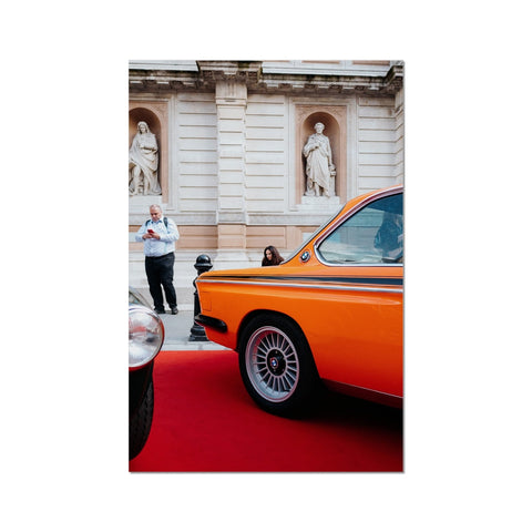 Poster 290 - BMW E9 3.0 CSL - Inka Orange - 1972