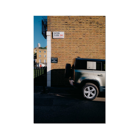 Poster 152 - Land Rover Defender First Edition - No Parking