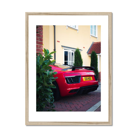 R8 V10 Framed Print