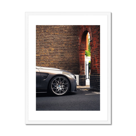 M4 Competition Champagne Quartz Framed Print