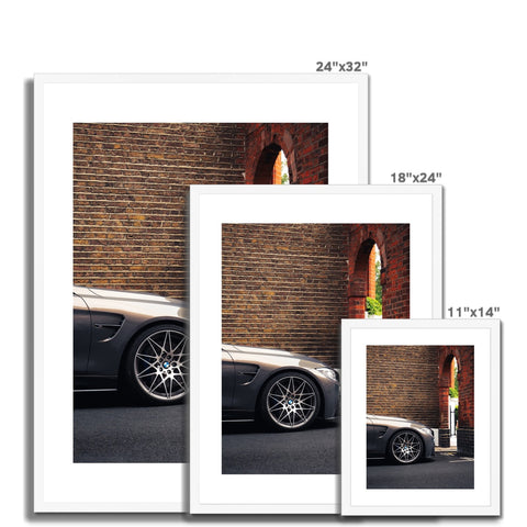 M4 Competition Champagne Quartz Framed Print