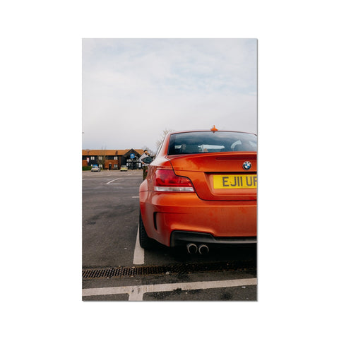 Poster 259 - BMW 1M Coupe - Valencia Orange