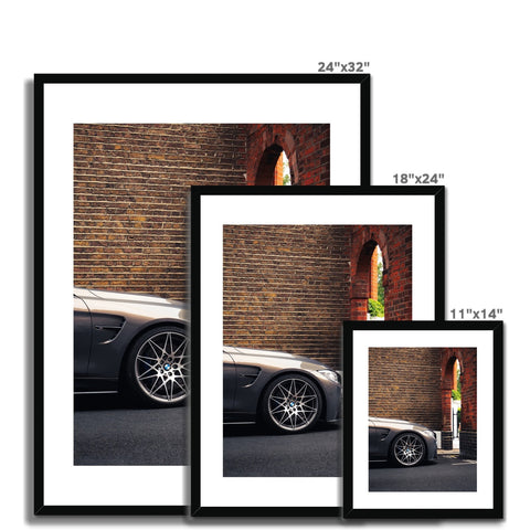 M4 Competition Champagne Quartz Framed Print