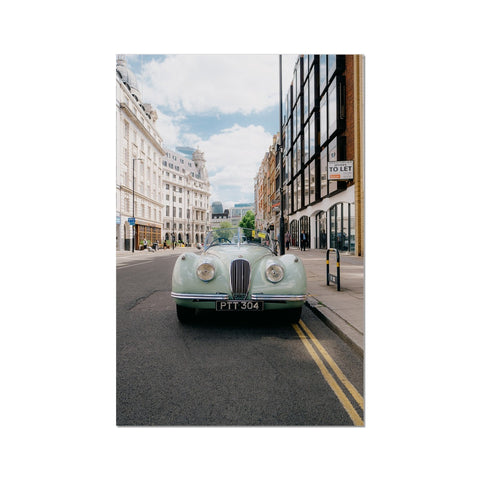 Poster 105 - Jaguar XK120 - Pastel Green