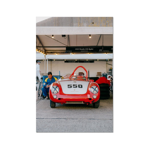 Poster 205 - Porsche 550 Spyder - 1955