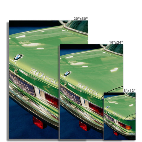 Poster 256 - BMW E9 3.0 CSL - Taiga Green Metallic - 1