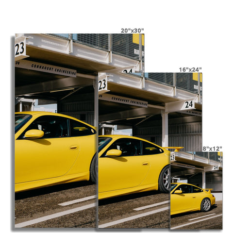 Poster 228 - Porsche 911 (996) GT3 - Speed Yellow