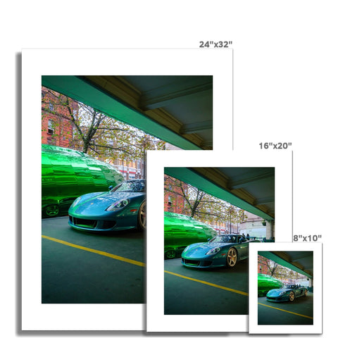 N°14/30 - Carrera GT Turquoise Green Metallic Fine Art Print