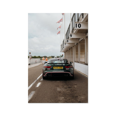 Poster 341 - Jaguar F-Type SVR - Goodwood Pit Lane