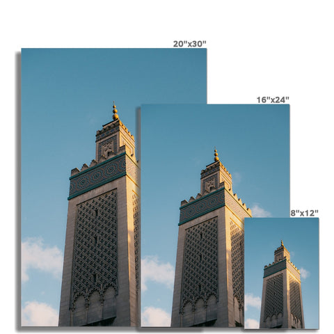 Poster 041 - The Minaret - Grand Mosque of Paris