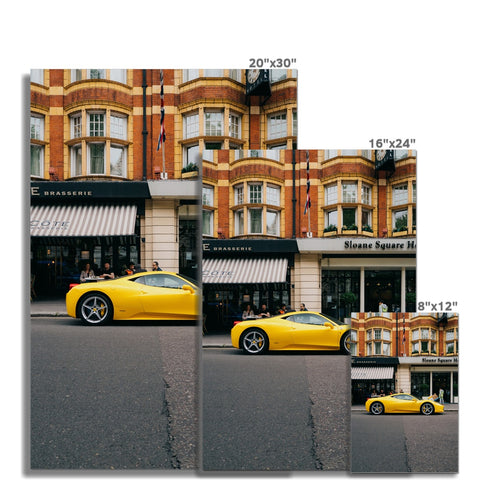 Poster 075 - Ferrari 458 in Sloane Square - London