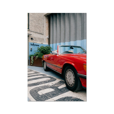 Poster 282 - Mercedes-Benz SL (R107) 300SL - 1989 - 2