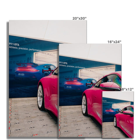 Poster 091 - Porsche 911 (992) GT3 - Ruby Star