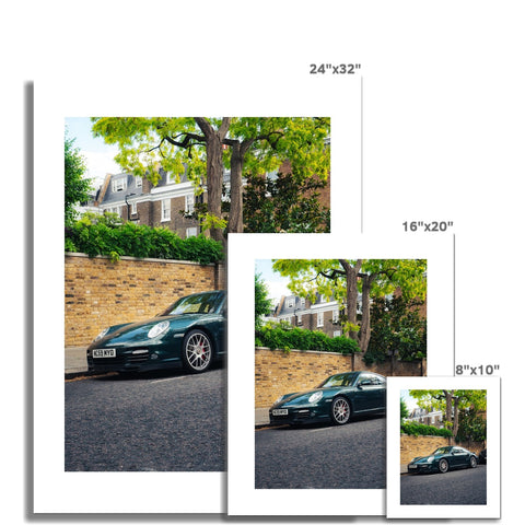 997 Turbo Racing Green Fine Art Print