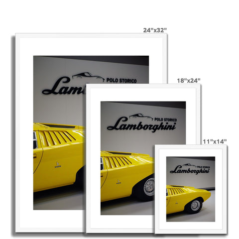 N°17/30 - Countach LP500 Framed Print