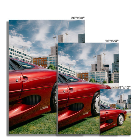 Poster 108 - Jaguar XJ220 - Monza Red