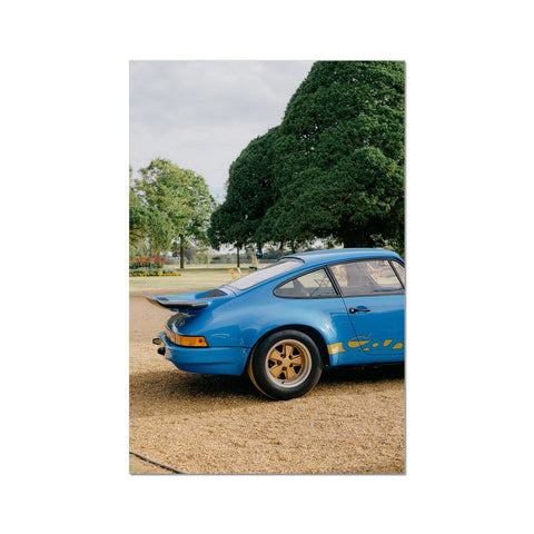 Poster 190 - Porsche 911 Carrera RS 3.0 - Mexico Blue - 1974