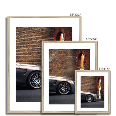 M4 Competition Champagne Quartz Framed Print