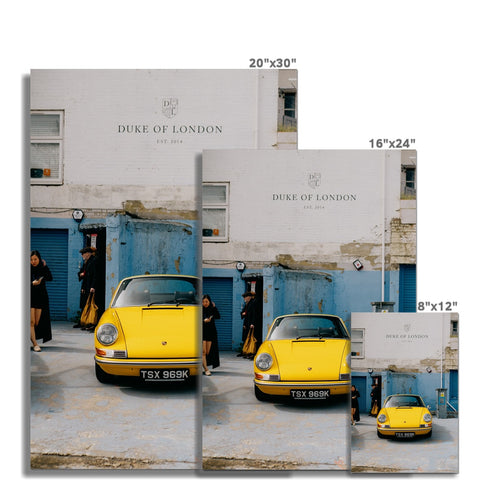 Poster 273 - Porsche 911 Targa - Signal Yellow - 1972 - 2