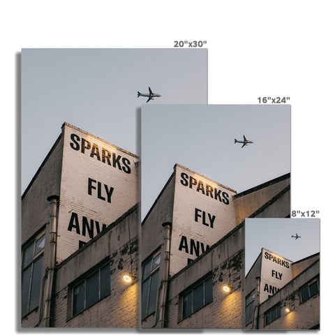 Poster 048 - Sparks Fly Plane