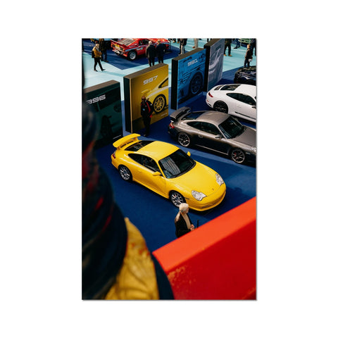 Poster 246 - Porsche 911 (996) GT3 - Speed Yellow - From Above