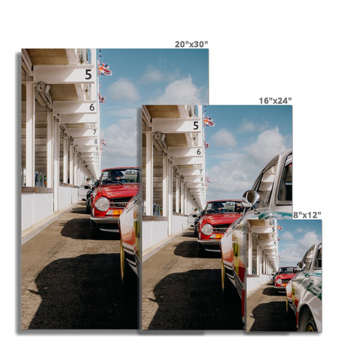 Poster 225 - In The Pitlane Of Goodwood Motor Circuit