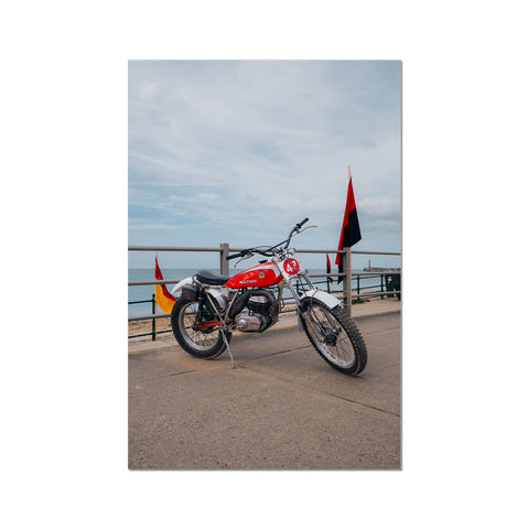 Poster 078 - Bultaco Sherpa T - Malle Mile Beach Race 2022