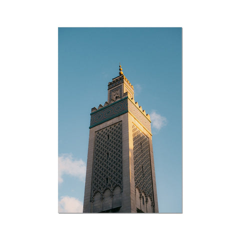 Poster 041 - The Minaret - Grand Mosque of Paris