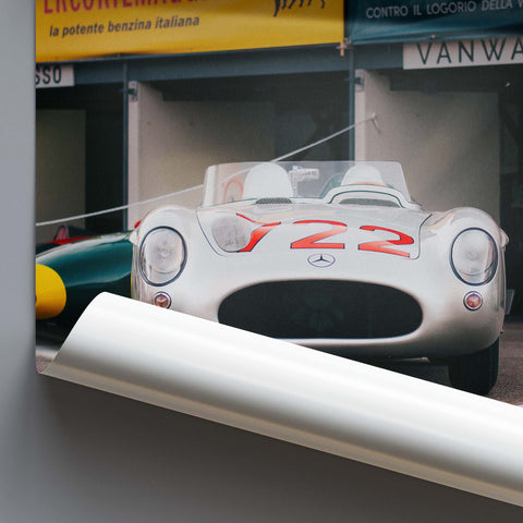 Poster 026 - Mercedes-Benz 300 SLR #722 - Stirling Moss