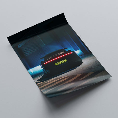 Poster 035 - Porsche 911 (992) GT3 - The Spaceship