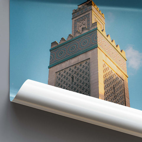 Poster 041 - The Minaret - Grand Mosque of Paris