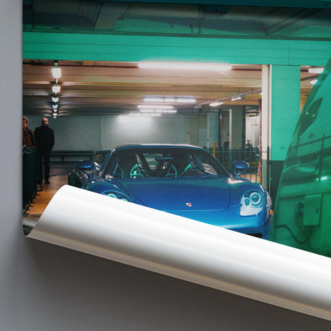 Poster 042 - Porsche Carrera GT - Turquoise Green Metallic